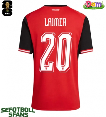 Österrike Konrad Laimer #20 Hemmatröja Kvinnor VM 2026 Kortärmad